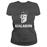Koalacorn Unicorn Funny Graphic Tee Shirt