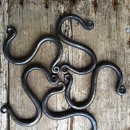 Hand Forged S Plant Hooks