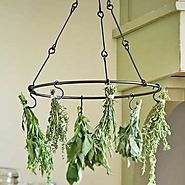 Hanging Steel Herb Drying Rack
