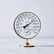 Brass Tabletop Weather Station