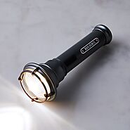 Vintage-Inspired Rechargeable Flashlight
