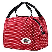 Aosbos Reusable Insulated Lunch Box Tote Bag