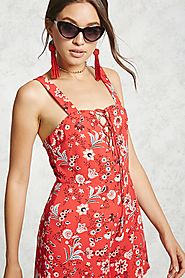 Contemporary Floral Romper $19.90 @ Forever 21
