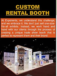 Custom rental booth