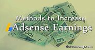 11 Proven Methods to Increase Google Adsense Earnings - Dot Com Only