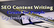 SEO Content Writing Write For People Optimize for Google - Dot Com Only
