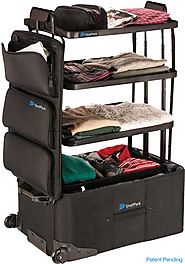The Game-Changing Suitcase with Integrated Shelves!