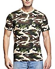 Army Cotton Round Neck T-Shirt