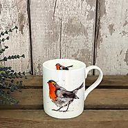 Robin Mug - Fine Bone China