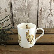 Hare Mug - Fine Bone China