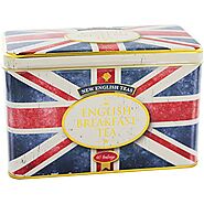 Union Jack Tea Tin with 40 English Breakfast Teabags