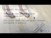 Ceramic Tile Flooring Care and Maintenance
