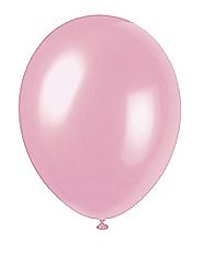 Crystal Pink Balloons