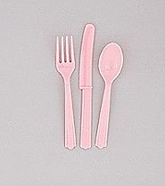Website at https://www.partyworld.ie/Pastel-Pink-Cutlery/30916/