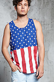 American Flag Print Tank Top $10 @ Forever 21