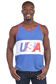 Men's USA Tank Top $35 @ Tipsy Elves