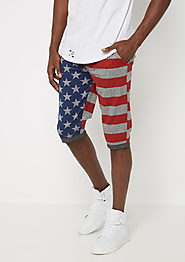 Heathered Americana Jogger Short $16.99 @ rue21