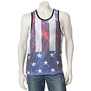 Men's Distortion Flag Tank Top $25 @ Kohl's