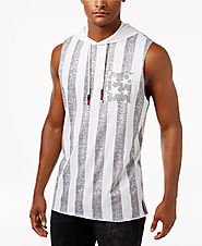 American Rag Men's Stars & Stripes Hooded Flag Tank $30 @ Macy's