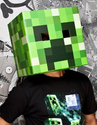 Official Minecraft Creeper Head Cardboard Mask 12 Inches By 12 Inches
