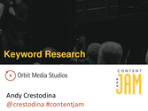 Andy Crestodina: Keyword Research in 2013