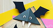 DIY Bat Corner Bookmarks