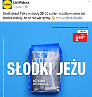 Lidl przeprosił za facebookowy wpis reklamowy z hasłem „Słodki jeżu”
