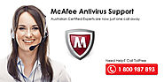 McAfee Technical Support Australia - Call 1 800 987 893 Antivirus Tech Support