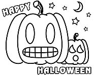 Happy Halloween Pumpkin Coloring Pages 2017 | Coloring Pages For Hall