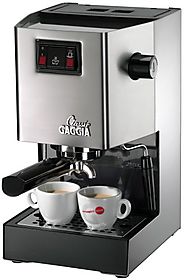 Gaggia Classic Semi-Automatic Espresso Maker. Pannarello Wand for Latte and Cappuccino Frothing. Brews for Both Singl...