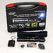 Bright AA LED Tactical Survival Flashlight from Urban Survival Gear Gives Durable Waterproof Reliability for Bugout B...