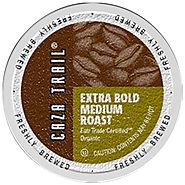 Caza Trail Coffee, Organic Extra Bold Medium Roast