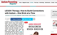 LEGO® Therapy: How to Build Connections with Autism – One Brick at a Time