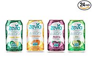 Zevia Zero-Calorie, Naturally Sweetened Sparkling Water (Variety Pack)