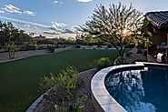 Modern design landscape in Arizona