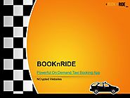 BooknRide: Best On Demand Taxi Booking App