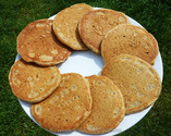 Whole Wheat Orange Pancakes with Chocolate Sauce " Vegan Recipes " Vegan Magic