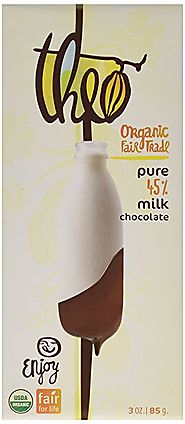 Theo Organic Fair Trade Milk Chocolate Bar