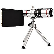 Camera Lens, elecguru Universal 18x Universal Optical Telescope Mobile Lens For Phone Samsung HTC 18X Lens with tripo...