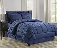 Elegant Comfort Wrinkle Resistant - Silky Soft Beautiful Design Complete Bed-in-a-Bag
