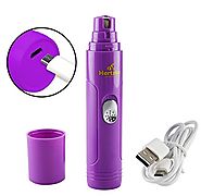 Electric Pet Nail Grinder by Hertzko – For Gentle and Painless Paws Grooming, Trimming, Shaping, and Smoothing for Do...