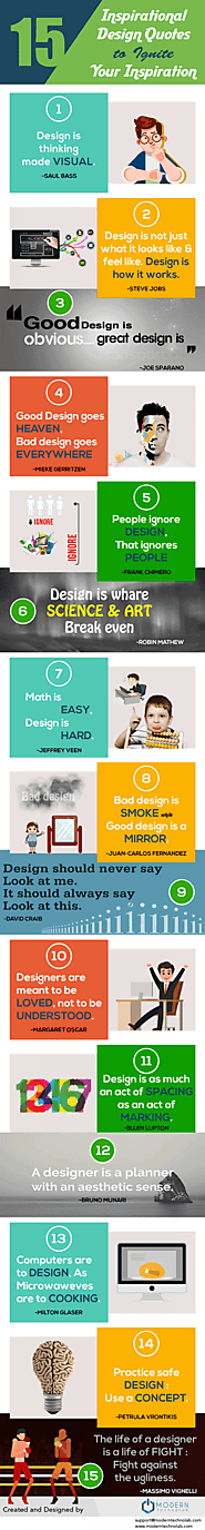 15 Inspirational Design Quotes To Ignite Your Inspiration [Infographic]