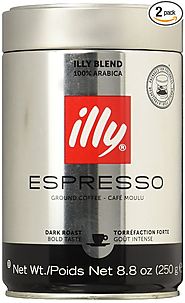 illy Ground Espresso Dark Roast Coffee