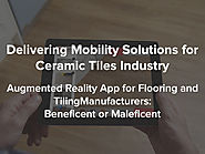 Augmented Reality Flooring App and Tiling App for Ceramic Tiles Industry