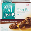 South Beach Living Fiber Fit Double Chocolate Chunk Cookies