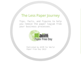 The Paperless (or at Least Less Paper) Journey