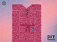 Transform Old Bed Sheet Into New, Stunning Kaftan Maxi