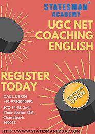 UGC NET English Coaching in Chandigarh | Statesman Academy