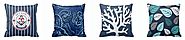 Decorative Navy Blue Throw Pillows