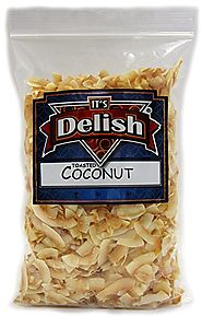 Its Delish Toasted Natural Coconut Chips